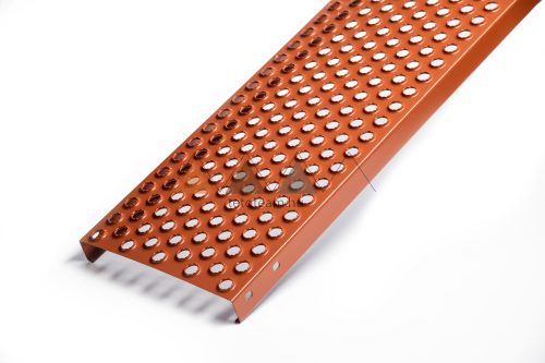 TT Járórács 250 mm*2000 mm H.+Festett Ral 8004 Téglavörös   