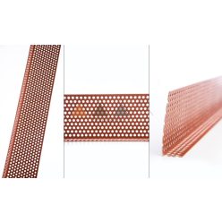 TT Eresz Szellőzőelem PVC 30/90 2500mm Téglavörös