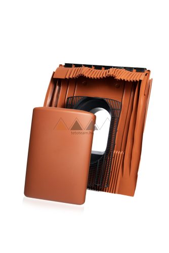 TT Szellőzőcső Uni. KG9854 DN100 Téglavörös KLOBER          