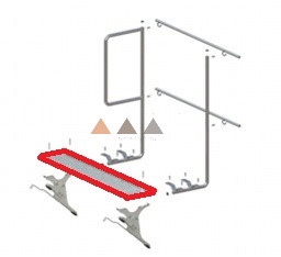 TT Járórács 250 mm*400 mm H.+Festett Ral 7016 Antracit