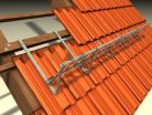 TT Fém Hófogórács Garnitúra 200mm x 1409 mm Téglavörös      