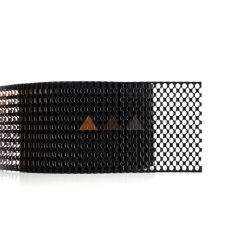   TT Eresz Szellőző Szalag 10cm Alu. Barna/Fekete Hullámozott 