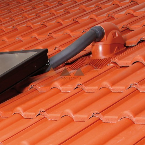 TT Solar Kivezető Elem (DN100) Cinkszürke KLOBER            