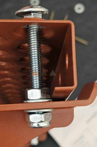 TT Tetőlépcső Cserépfedéshez Uni. 25 cm x 40 cm Szürke Ral 7004 