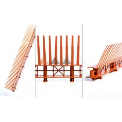   TT Eresz Szellőző Léc+Fésű  1000 mm  Téglavörös KLOBER