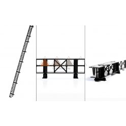 TT Eresz Szellőző Léc  1000 mm  Fekete KLOBER