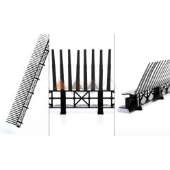 TT Eresz Szellőző Léc+Fésű  1000 mm  Fekete KLOBER