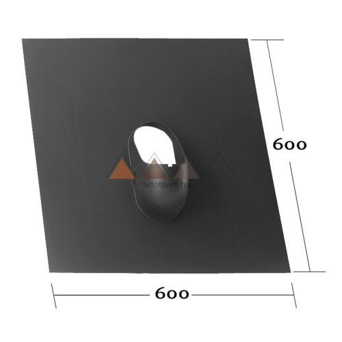 TT Alapcs. Zsindely - Pala 60*60 KE0256 Téglavörös KLOBER DN 100