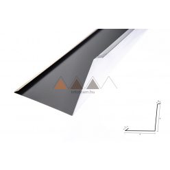   Bádogelem Falszegély ALU. Antracit Ral 7016 (kit:25cm)      