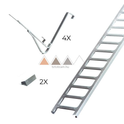 TT Fém Hófogórács Garnitúra 200mm x 3000 mm Horganyzott