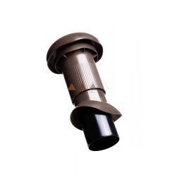 TT Szellőzőcső KE 0501 DN 125 VENT Barna KLOBER