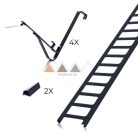 TT Fém Hófogórács Garnitúra 200mm x 3000 mm Antracit