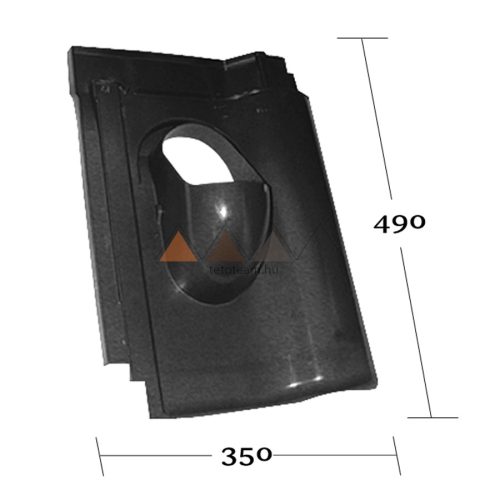 TT Alapcs. Magnum KE 335 Téglavörös KLOBER DN 100