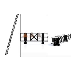 TT Eresz Szellőzőléc  Fekete 1000 mm