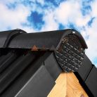 TT Kúpcserép-Lezáró PVC Barna KLOBER