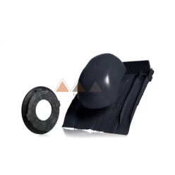 TT Alapcs.+ szell.cső univ. DN150 Antracit Új KLOBER