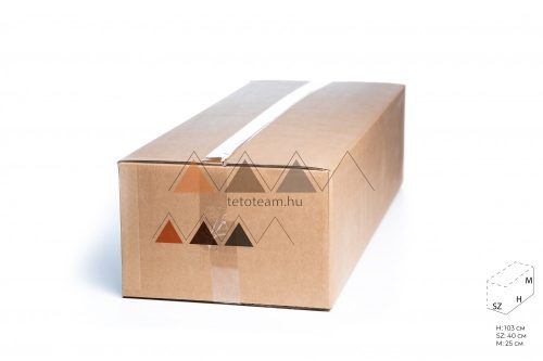 TT Eresz Lezárófésű 60 mm Téglavörös KLOBER