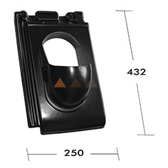 TT Alapcs. Figaro Deluxe KE0396 Téglavörös KLOBER DN 100