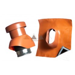 TT Alapcs.+ Szell.cső Uni.56 x 50 Ral 8004 DN 125 KLOBER