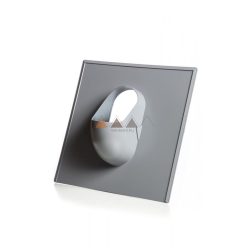   TT Alapcs. Zsindely - Pala 40*40 KE0254 Szürke KLÖBER DN 100