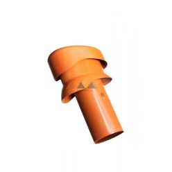 TT Szellőzőcső Rövid KE 8026 DN 100 Téglavörös KLOBER