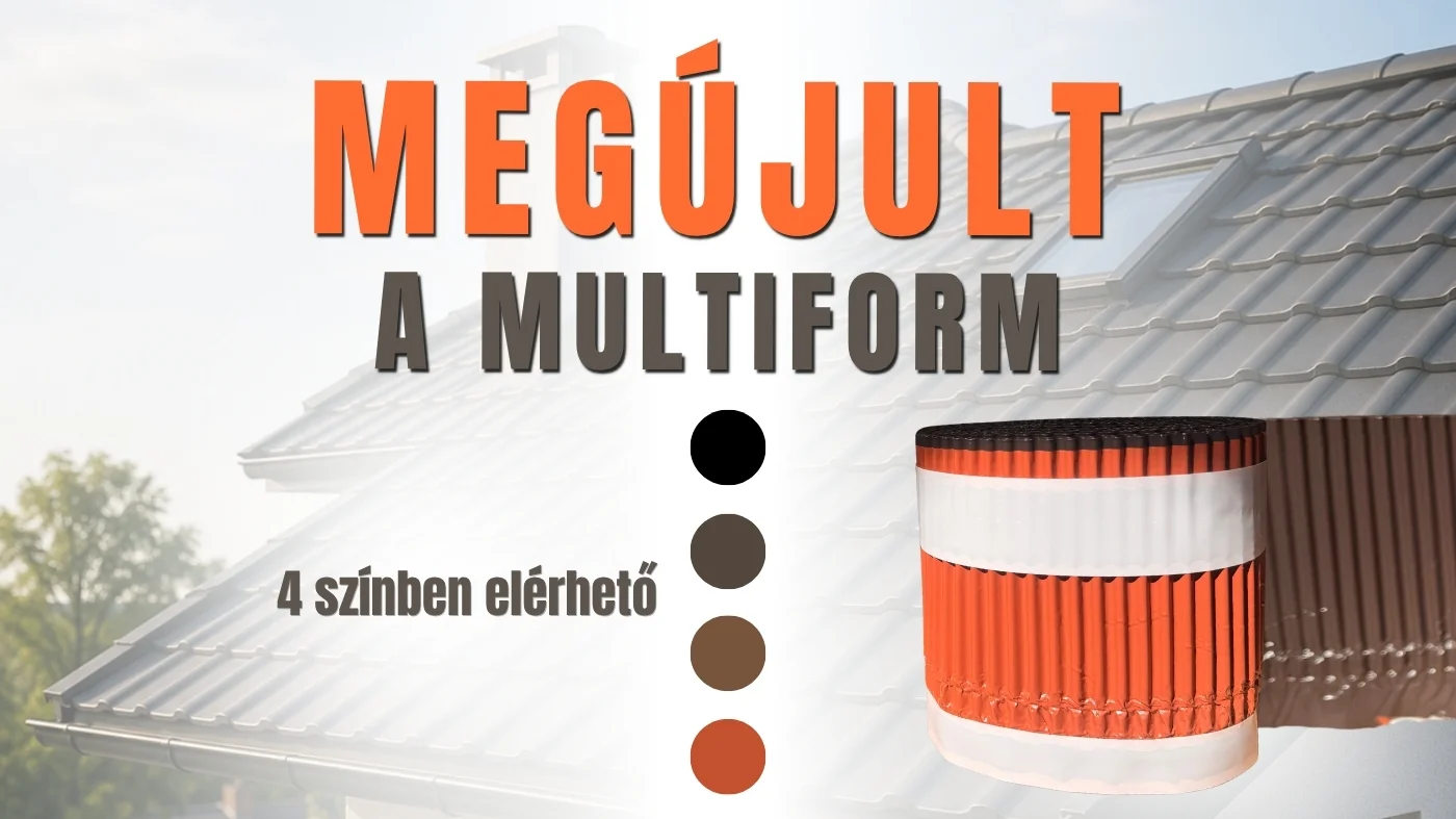 Megújult MultiForm alumínium szegély – továbbfejlesztett kivitel