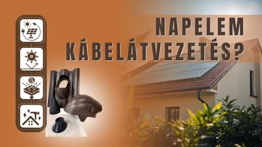 Solar átvezetési rendszer – biztonságos és esőálló napelemes kábelátvezetés
