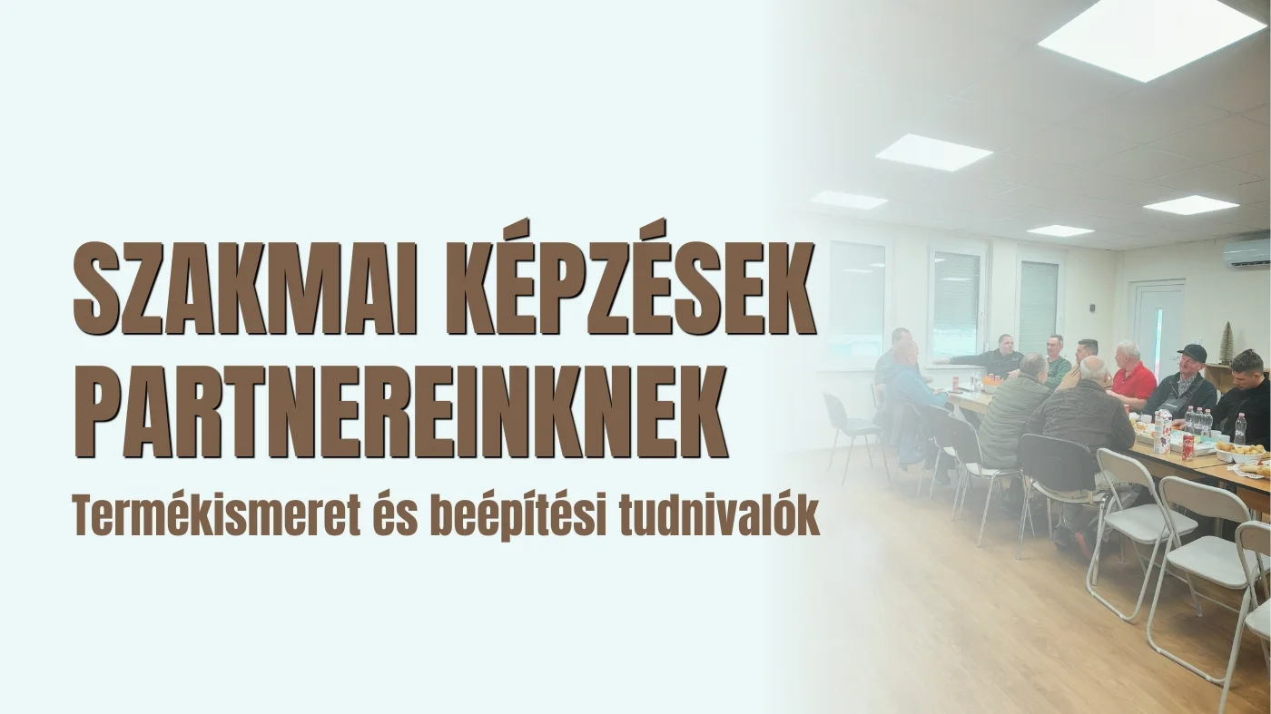 Szakmai képzések szerződött partnereinknek