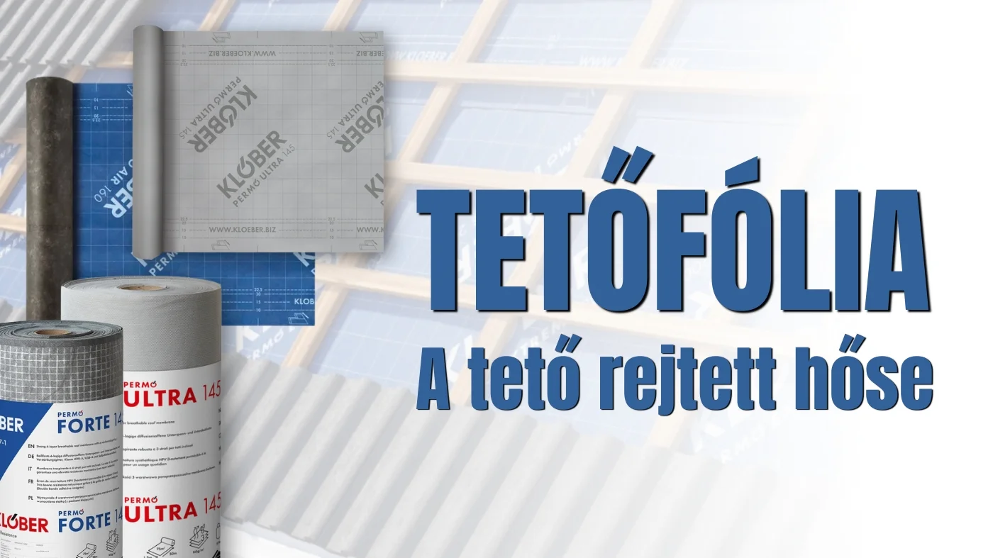Tetőfólia: fontos védelem a tetőfedés alatt
