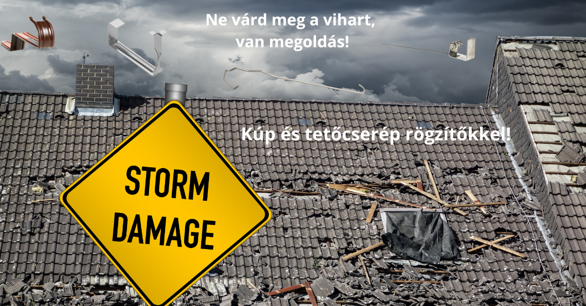 Viharálló tetőfedés készítése